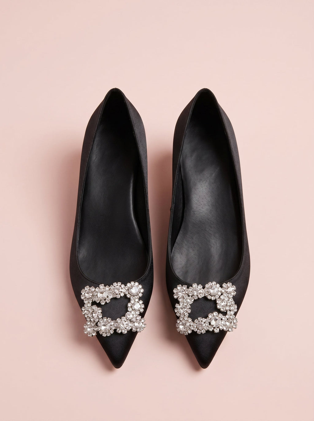 Crystal Buckle Pointed Heel