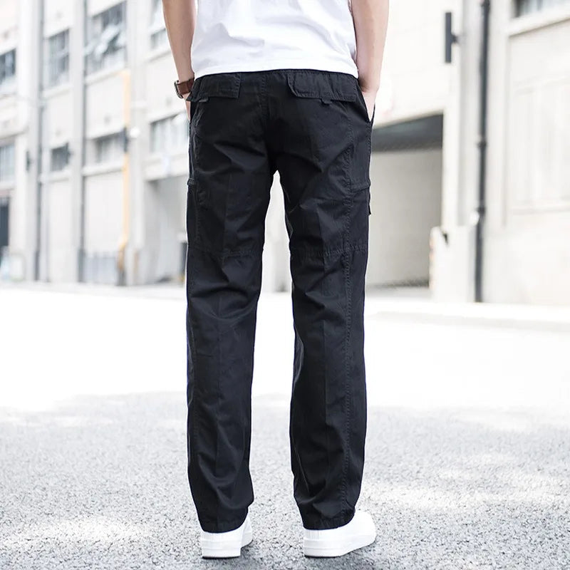 Men's Cotton Cargo Pants - Stretch