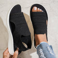 Zina - Breathable Knit Platform Sandals